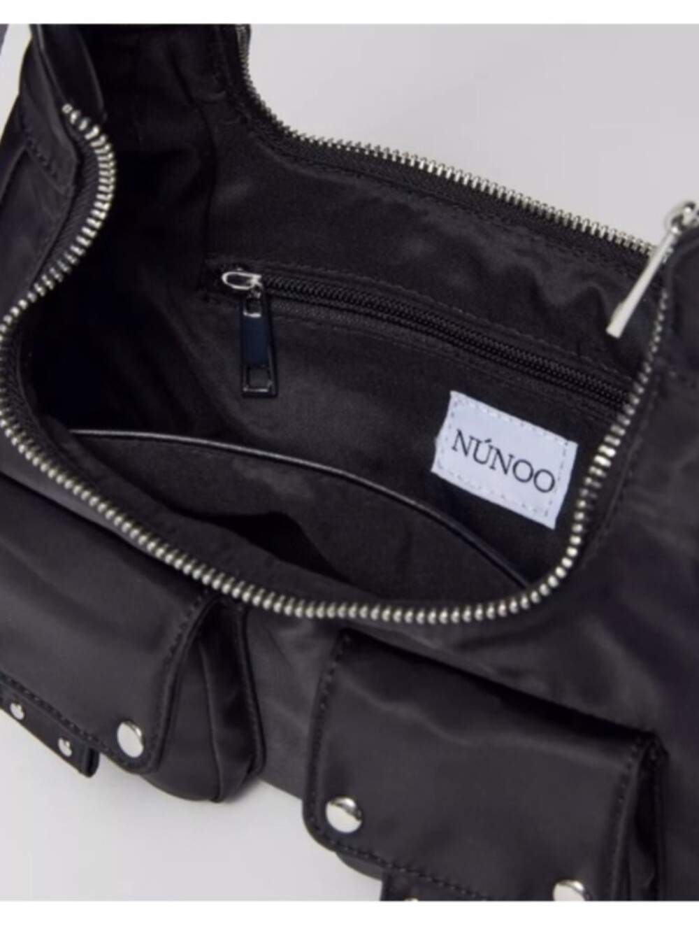 NWT Nunoo Sally Shoulder Nylon Bag - Picture 10 of 11